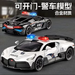 Гоночный автомобиль полицейская машина игрушечная машина модель автомобиля для мальчиков масштаб 1:32 полиция