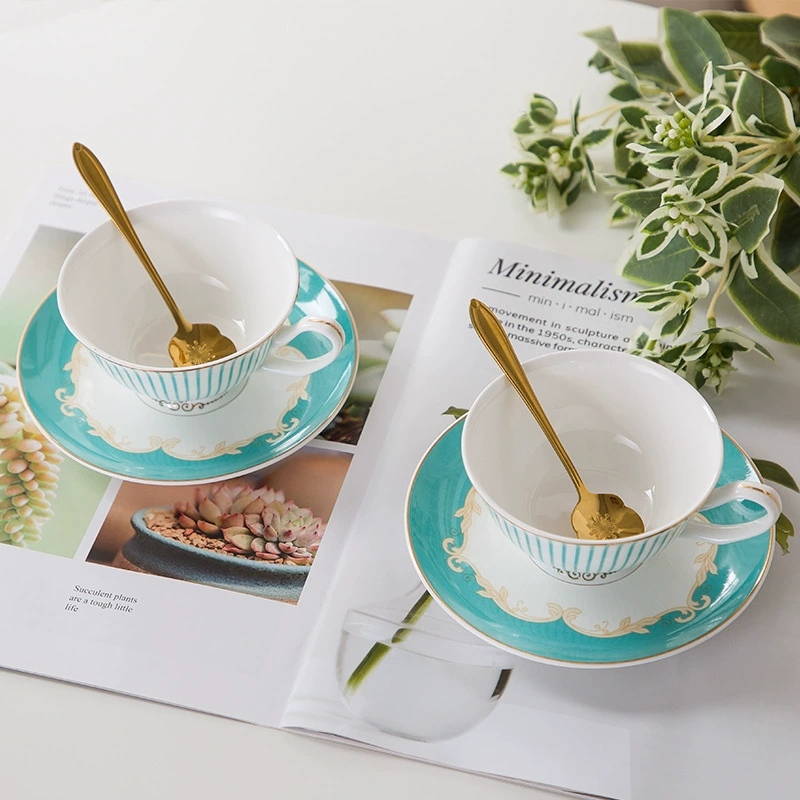 Coffee blue set, European style, custom-made
