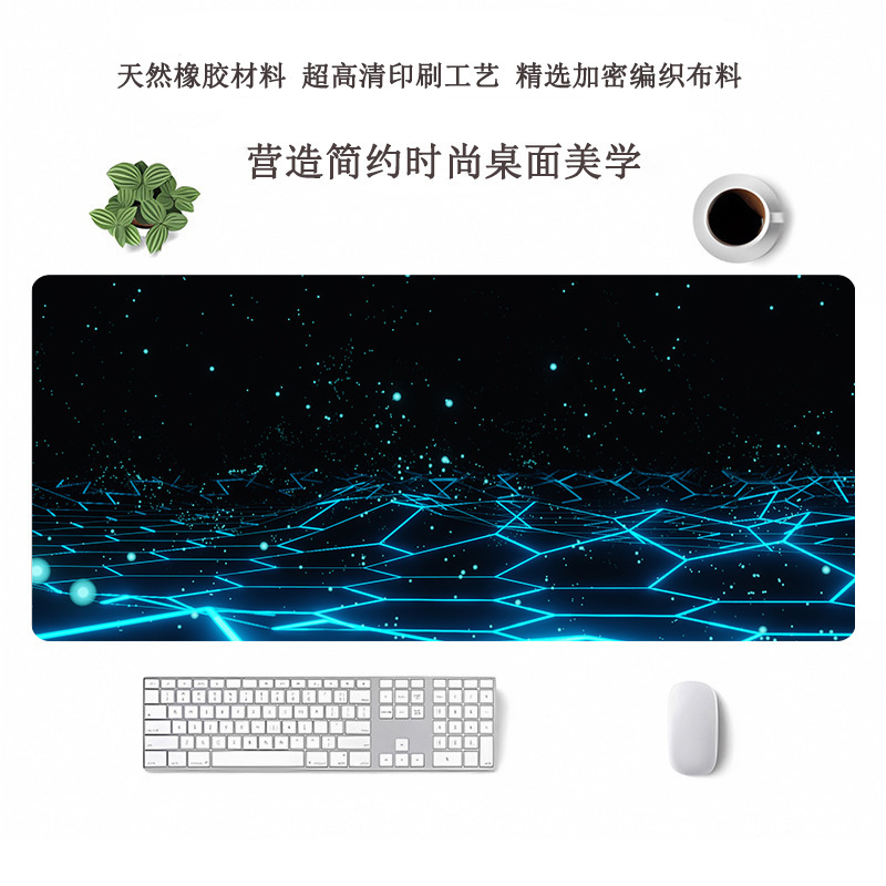 跨境热门超大鼠标垫办公用电脑桌垫定制鼠标垫大号高级感滑鼠垫|undefined