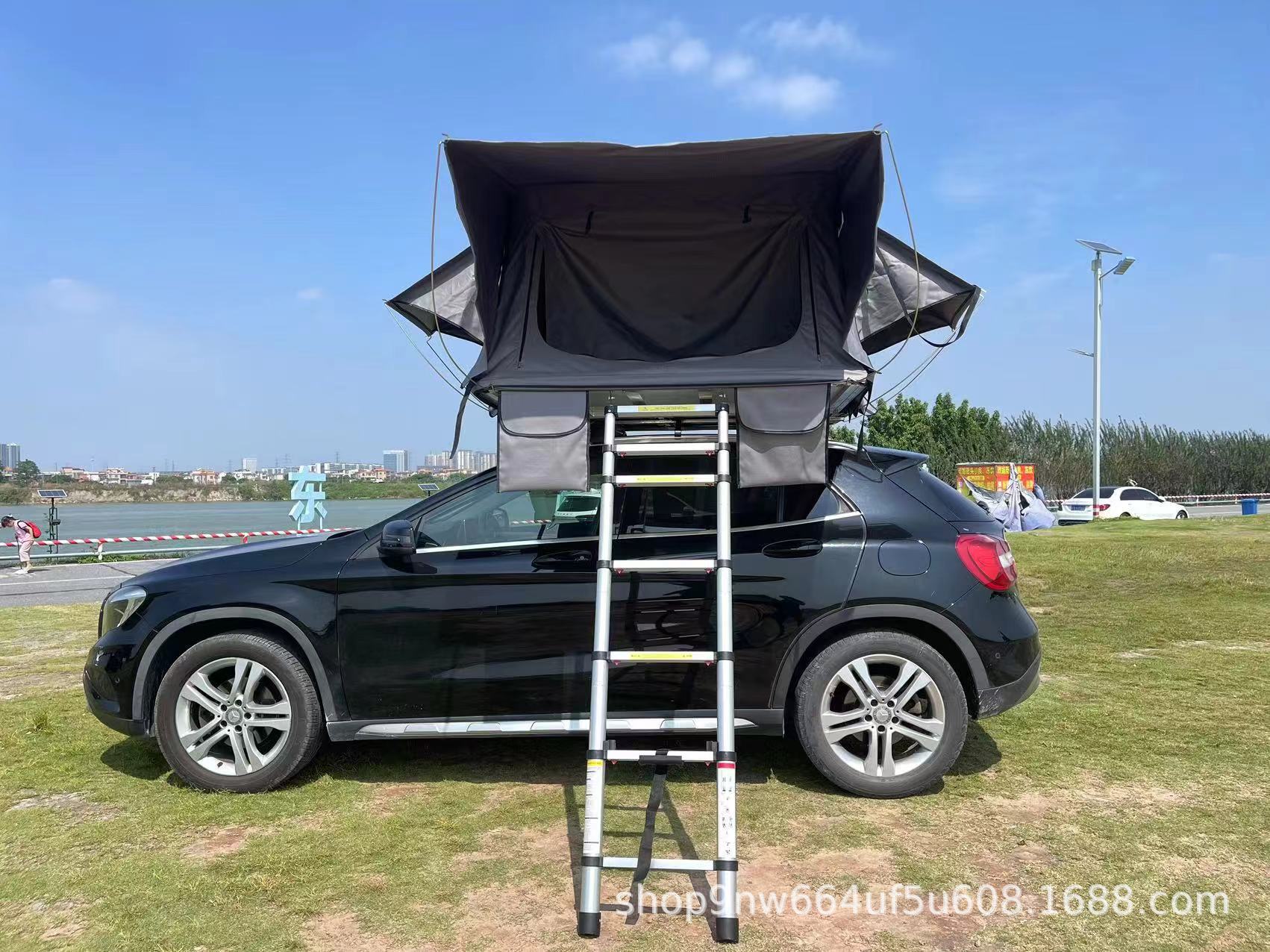 Outdoor Portable Folding Car Tent Camping Car Travel Top-up Speed Tent RV Double Car Tent