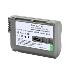 跨境爆款EN-EL15H适用尼康相机电池D850 D810 D800带Type-C口充电
