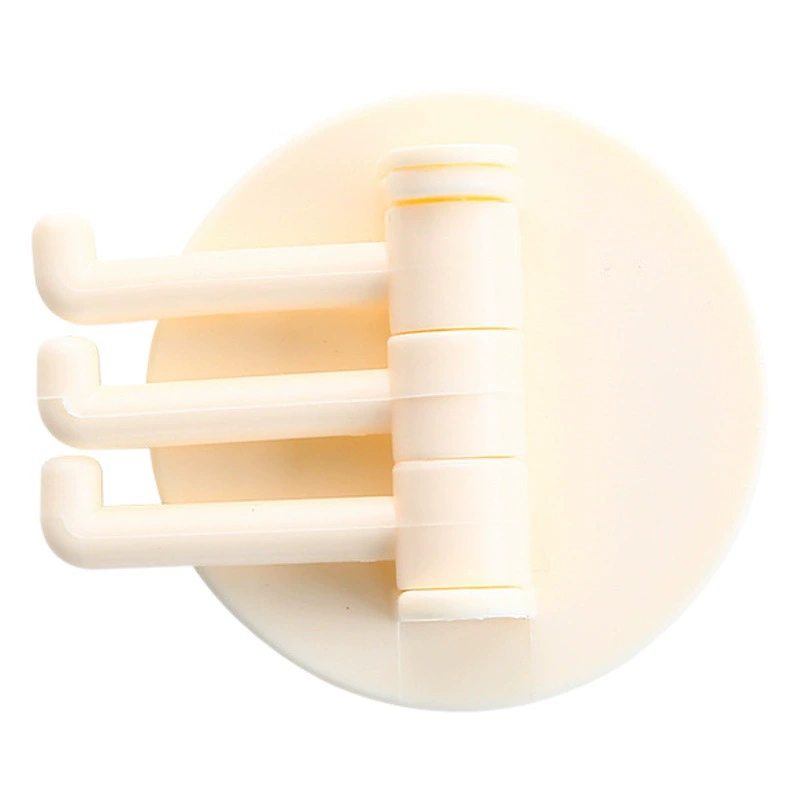 Вращающийся крючок многоцелевой кухонный бесшовный настенный стеллаж для хранения ванной комнаты без гвоздей липкий крючок вешалка для полотенец