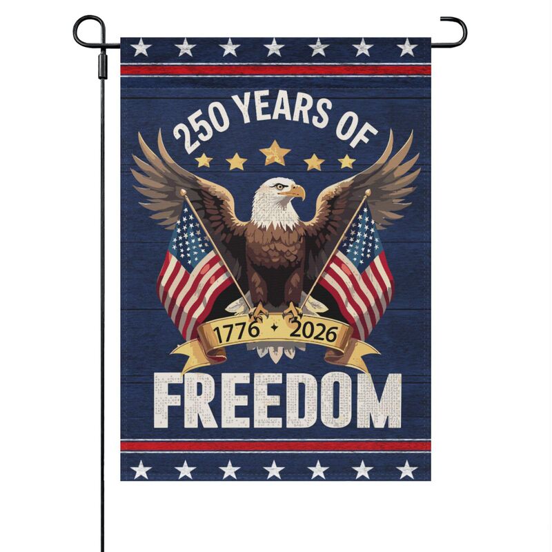 跨境热卖美国250周年花园旗纪念旗帜庭院装饰250 Years America|undefined
