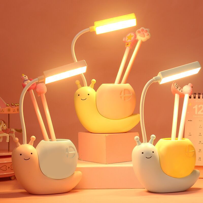 Cartoon creative learning desk lamp led charging eye protection desk lamp kindergarten children's desk lamp small gift wholesale companion gift