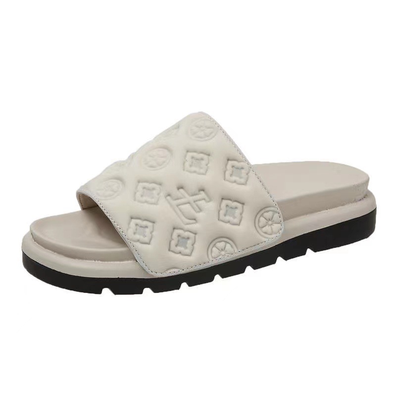 Women's European And American Style Printed Platform Sandals Velcro Summer Wear Popular Online Style Shoes_voghion.com