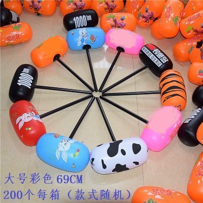 Martillo inflable de plástico de kilotones martillo inflable juguetes martillo inflable regalo tienda de juguetes vendidas directamente