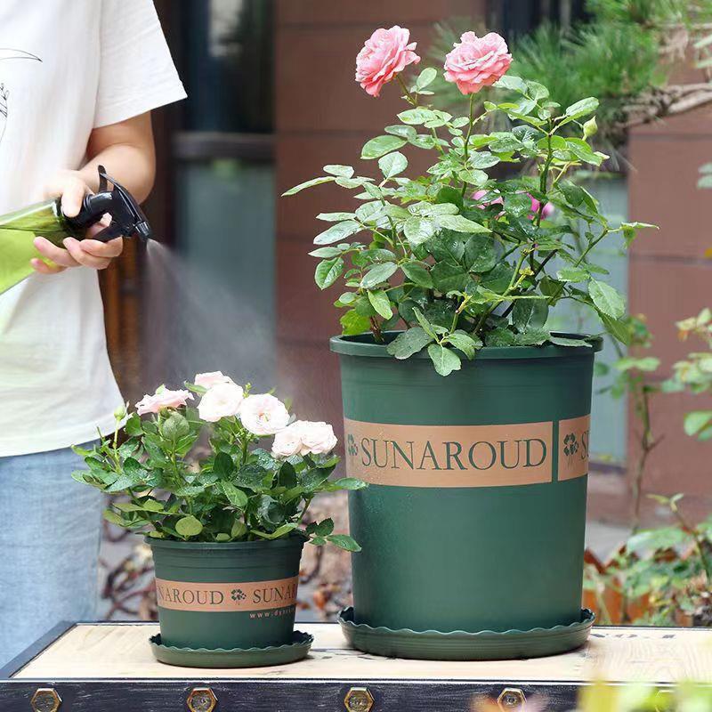 花盆加厚加仑盆塑料花盆大花盆月季花盆阳台树脂花盆直销|undefined
