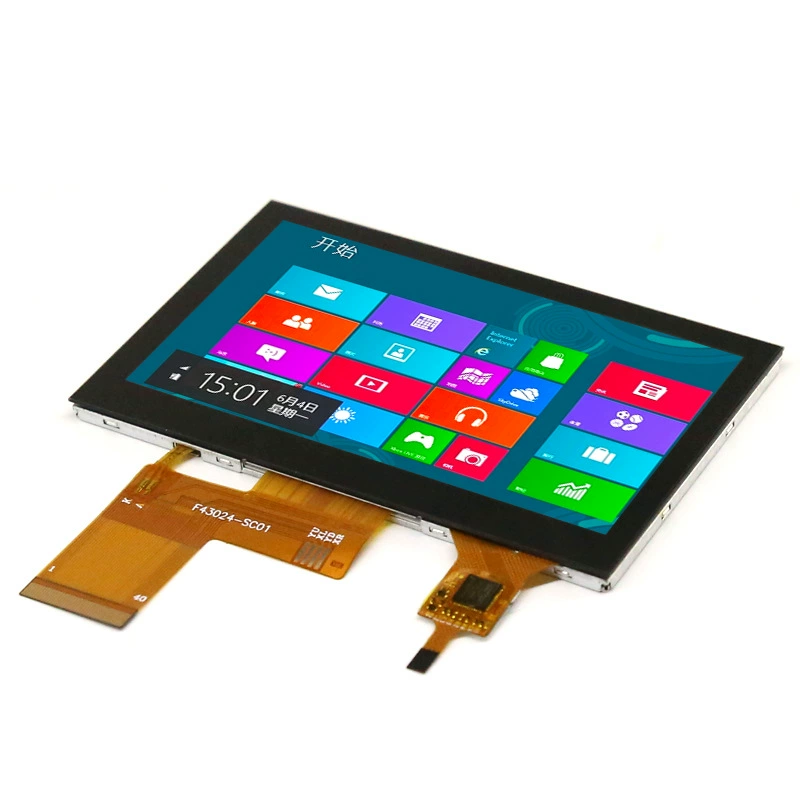 Экран на 4,3 дюйма LCD конденсатор сенсорный экран разрешение 480*272 цифровой экран 40pin сенсорный чип GT911