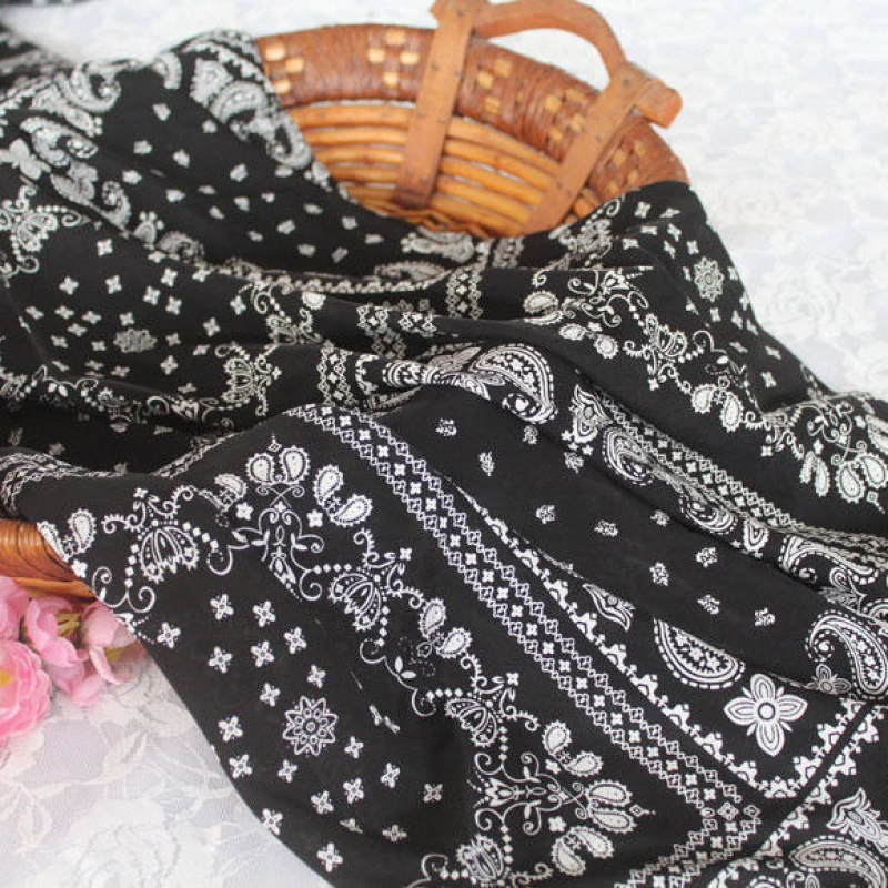 Шифон шелковая ткань, летний пижама, домашняя одежда, floral print