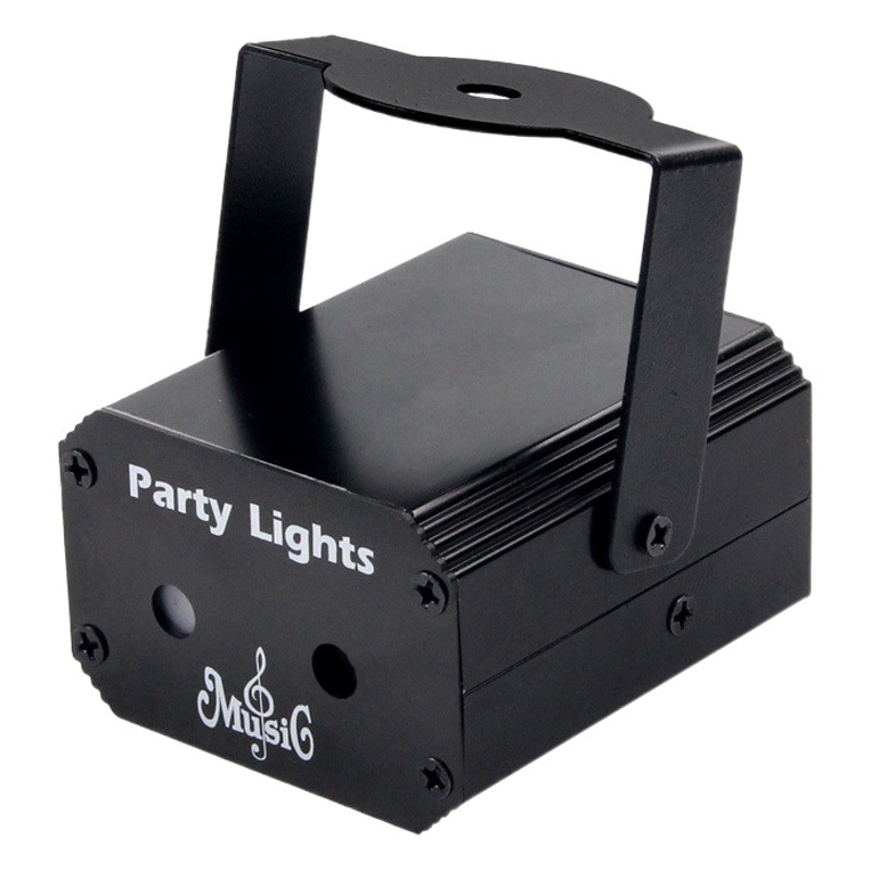 Luz láser interior pequeña lámpara de escenario inteligente luz colorida hogar KTV atmósfera disco láser flash lámpara de proyección