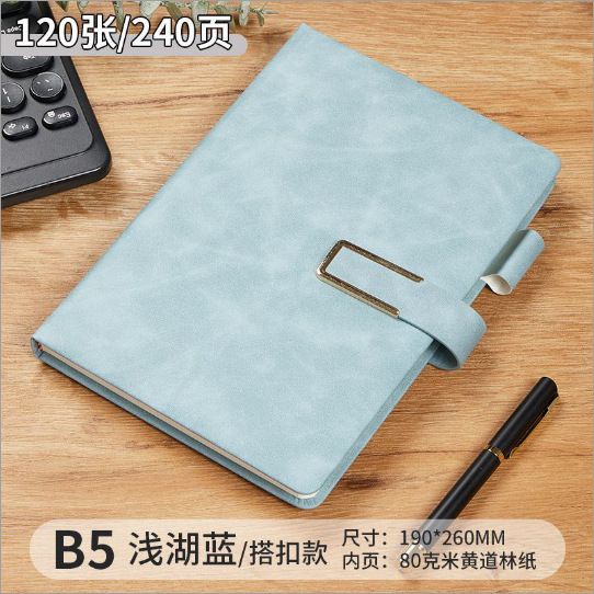 Cuaderno A5 de cuero PU personalizado