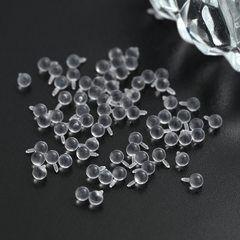 3mm round ball transparent-0.9 teeth