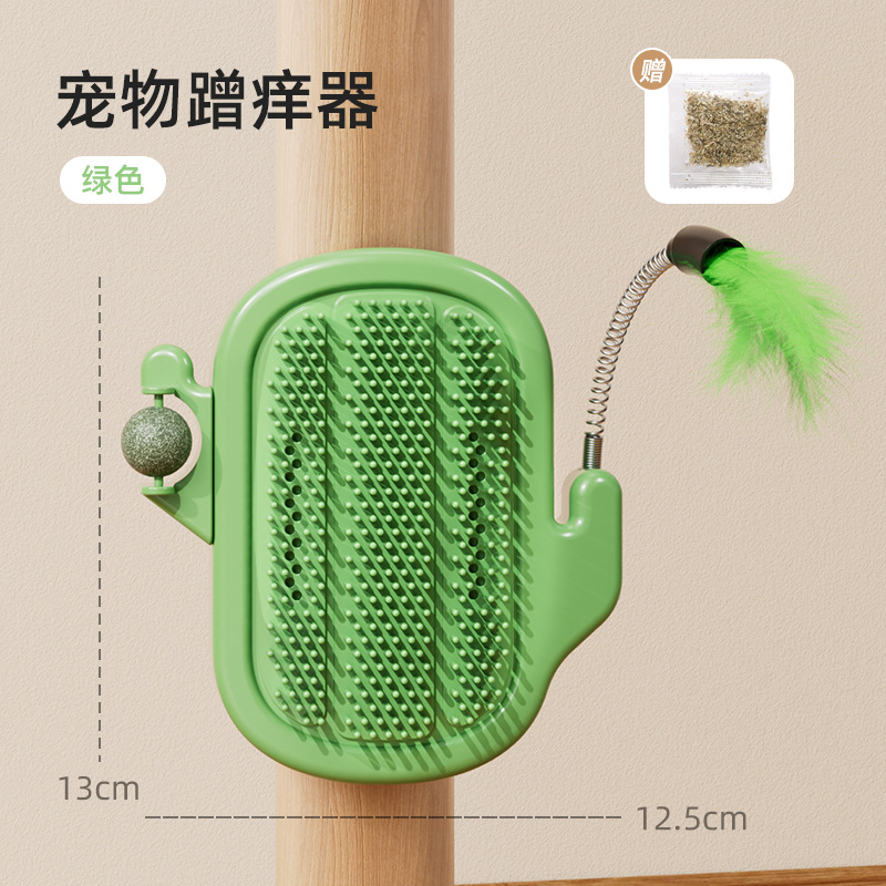 Juguete para gatos, dispositivo de picazón, mesa de esquina, dispositivo de frotamiento de piernas, menta gatera, palo para gatos, masaje, artefacto de cosquillas, juguete para gatos