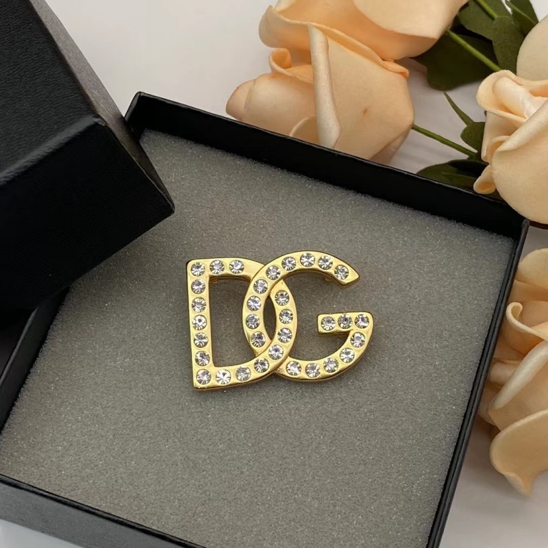 Du Jia DG broche europeo y americano transfronterizo e-commerce joyería diseño sentido nicho traje abrigo ramillete accesorios de entrega de una sola pieza image 4