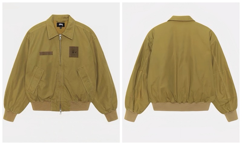 跨境高版本stussy斯图西棒球服外套休闲宽松飞行员夹克男女款ius|undefined
