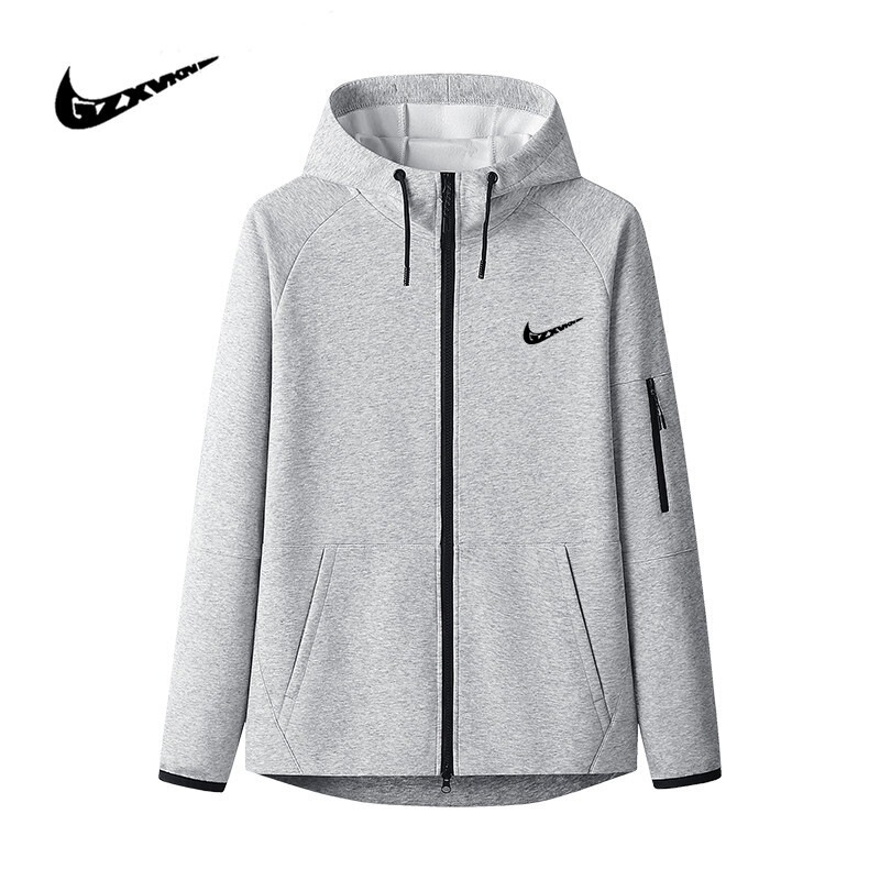 Men's Cardigan Sweatshirt 2026 New Spring and Autumn Versatile Loose Top for Men, Cross-Border Men's Casual Hooded Jacket
