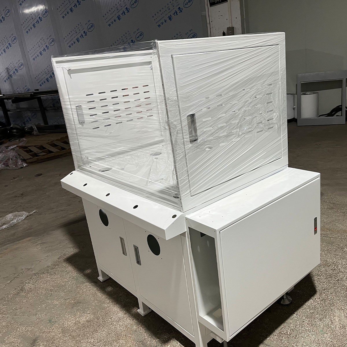 自动化水钣金机柜 机箱 不锈钢激光切割折弯 加工成型机柜