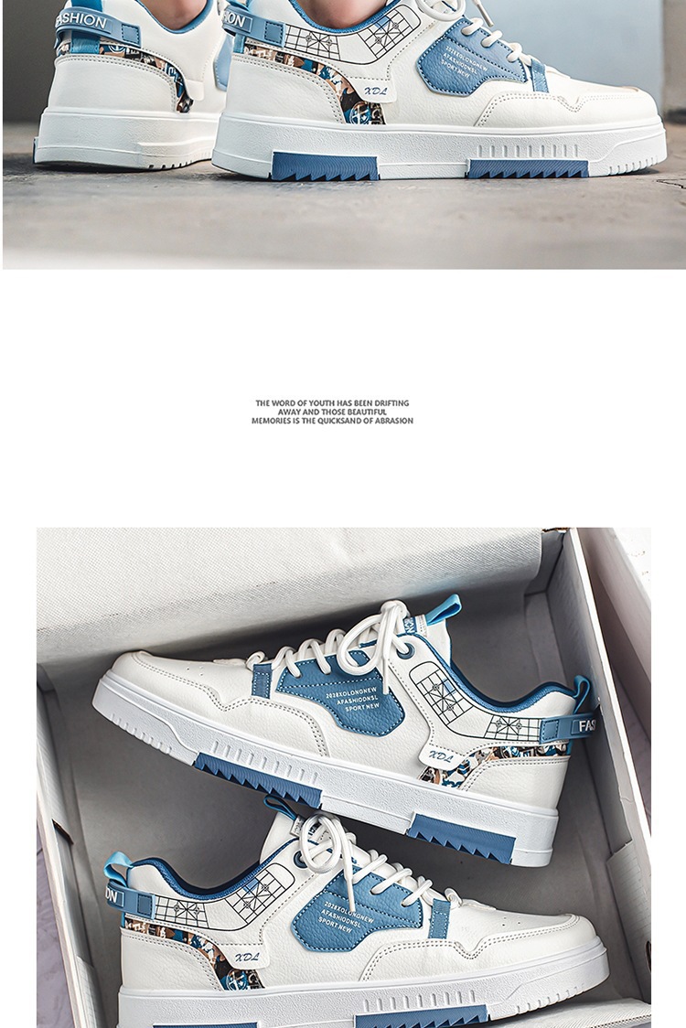 Trendige All-Match-Skateschuhe für Herren, neue Nischenmode, trendige Jugendschuhe, rutschfeste, verschleißfeste Freizeitschuhe mit weichem Boden_voghion.com