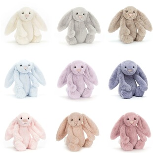 Ӣ��Jellycat����������ż�������ɫ�{ɫ����ë�q������˹��Y��