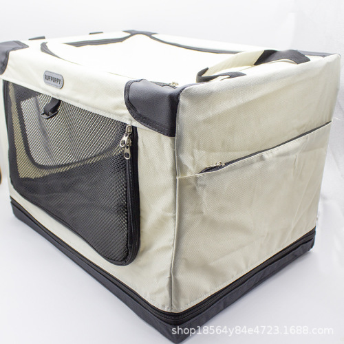 Car Dog Bed Dog Crate All-Season Universal Dog House Pet Travel Portable Foldable Large Space Cat Cage Portable