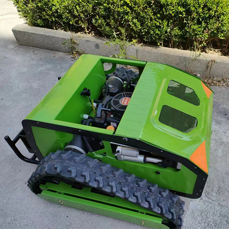 出口遥控割草机履带除草机自走式果园行道碎草机