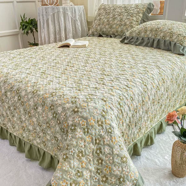 Other green flowers [Class A double-layer gauze, no need to worry about sleeping naked]
