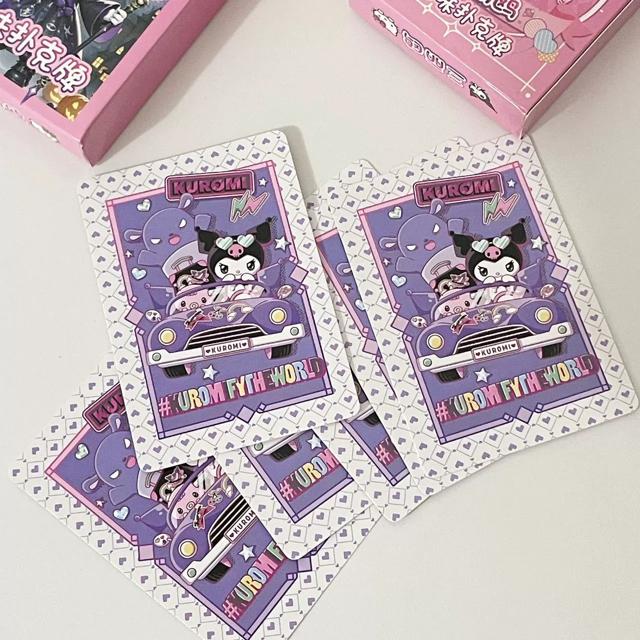 Sanrio, качественные игральные карты, мультяшные карты для досуга