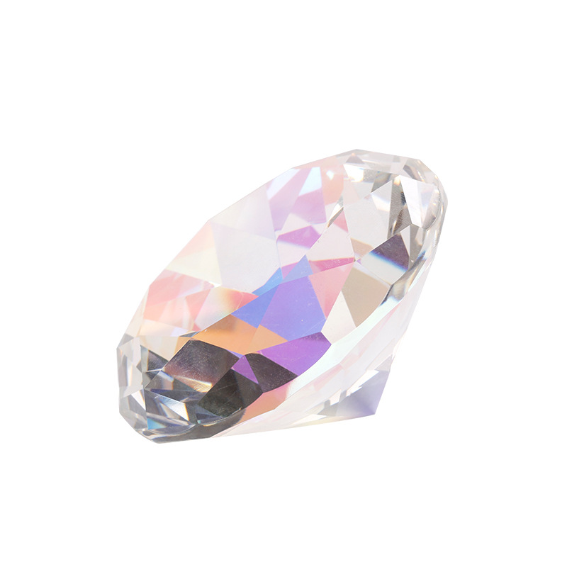 Transfronterizo nuevo arte de uñas decoración de diamantes de mano modelo de mano Pantalla de tiro gran diamante brillante 80mmAB color