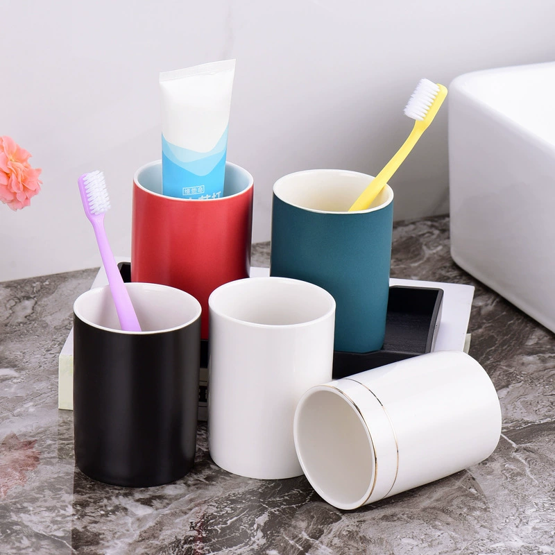 Керамическая полоскалка для рта, мат toothbrush, оптом, простой и элегантный дизайн