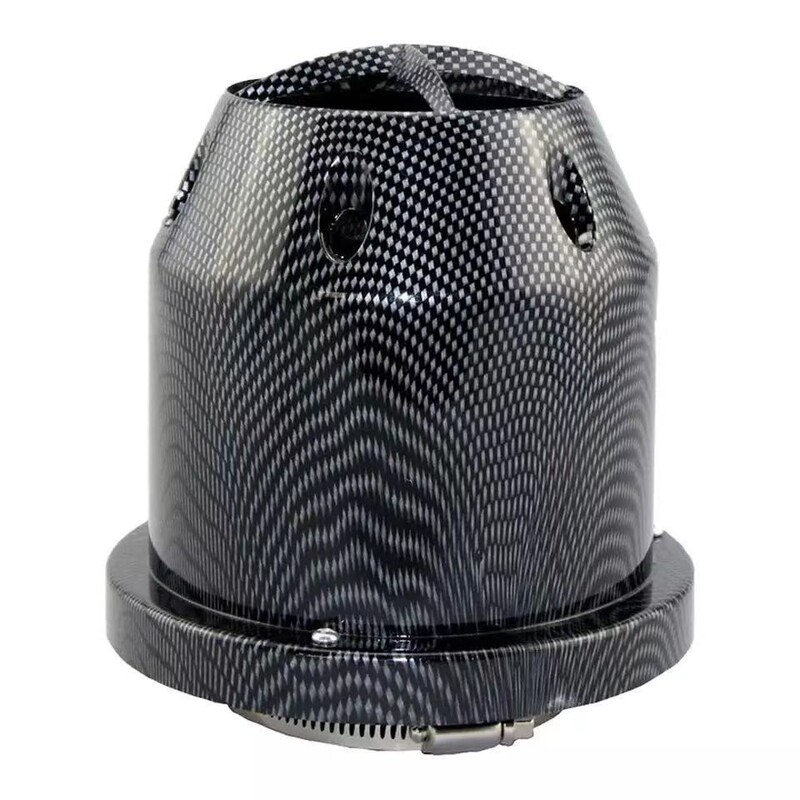Car High Flow Carbon Fiber Mushroom Head Modified Air Filter Air Intake Filter Element 76mm Air Filter Universal Car High Flow Carbon Fiber Mushroom Head Modified Air Filter Air Intake Filter Element 76mm Air Filter Universal