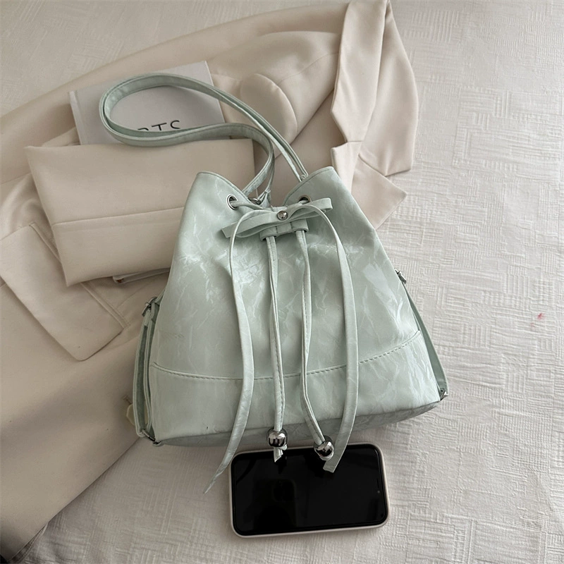 Mint bag, fashionable capacious backpack, autumn