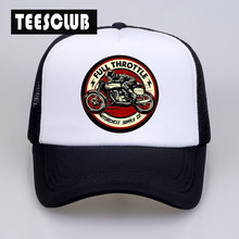 Full Throttle  Rockabilly Biker Baseball cap����Ħ��܇����ñ