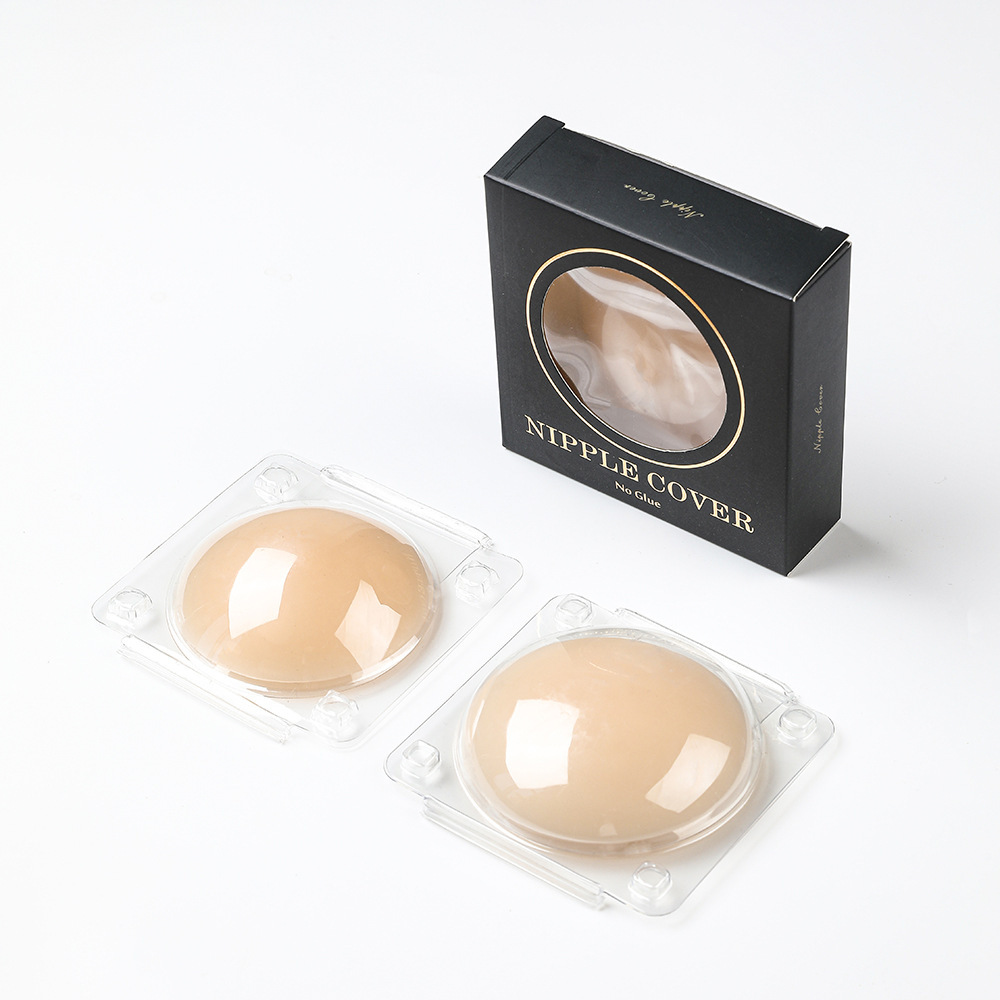 硅膠乳貼隱形胸貼女婚紗吊帶用小胸聚攏上托夏薄防凸點乳頭防下垂