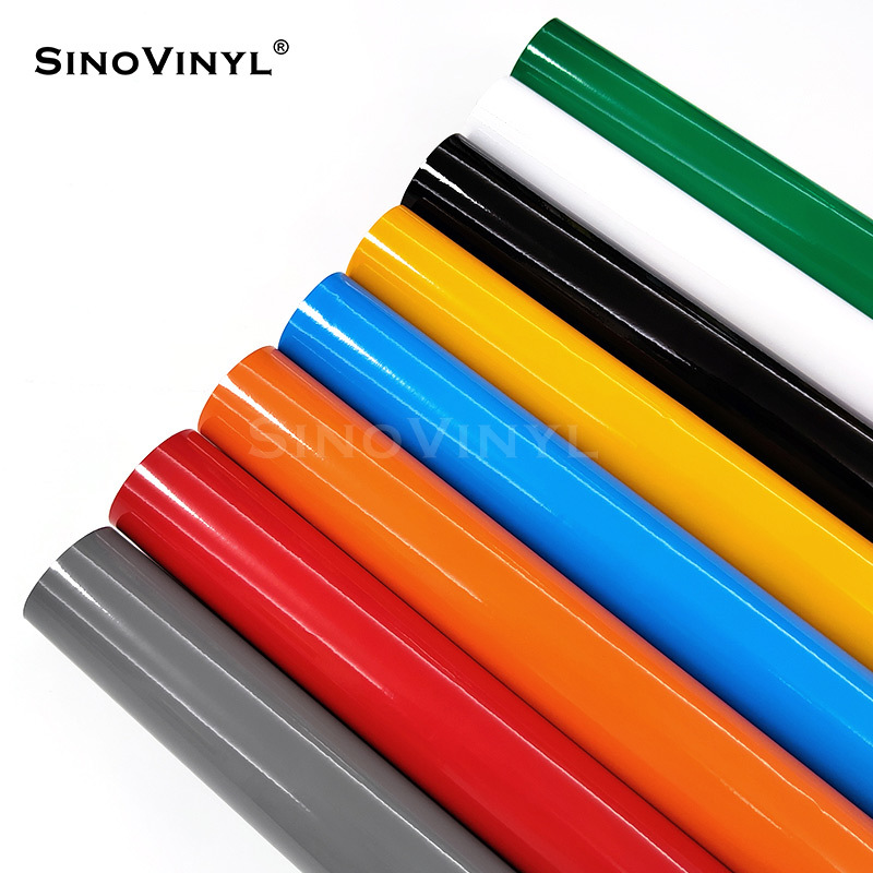 120g impermeable PVC Película autoadhesiva resistente a la intemperie 2 años guirnalda de coche papel de letras de ordenador etiqueta adhesiva de la película