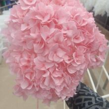 结婚北欧风浪漫客厅绣球花永生花永生高端餐桌场地布置永久摆放
