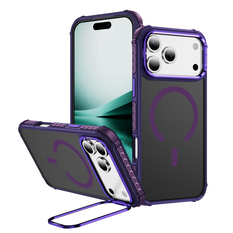 iPhone17ProMax対応 レインボーワン スマホケース カットアウトスキンフィール マグネットリング レンズスタンド付き 17保護カバー|undefined