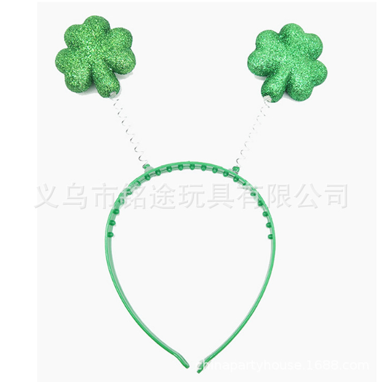 Amazon Irish Festival decoración del partido atmósfera suministros collar correa de hombro hebilla la cabeza Día San Patricio traje