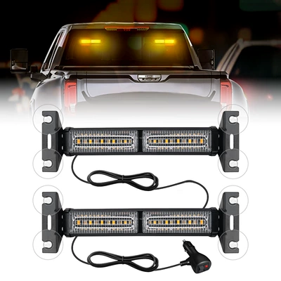 Other lights Light Windshield Strobe Light Bar - yellow-flash-drag-2