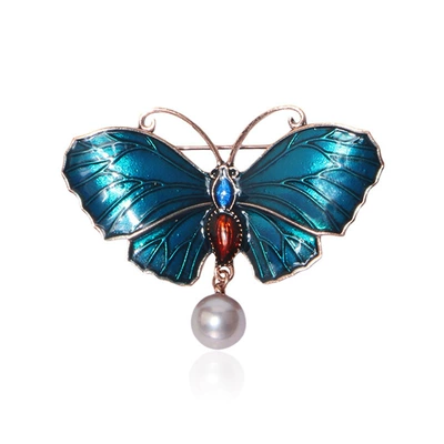 High-grade enamel painted butterfly: Yaxa sancaqları