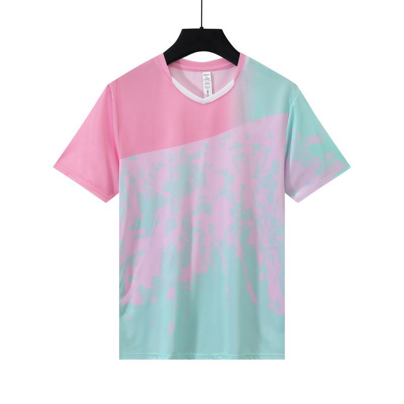 Nueva camiseta de bádminton de seda de hielo, ropa de tenis de mesa transpirable de secado rápido, impresión digital de alta calidad, camiseta de logotipo imprimible