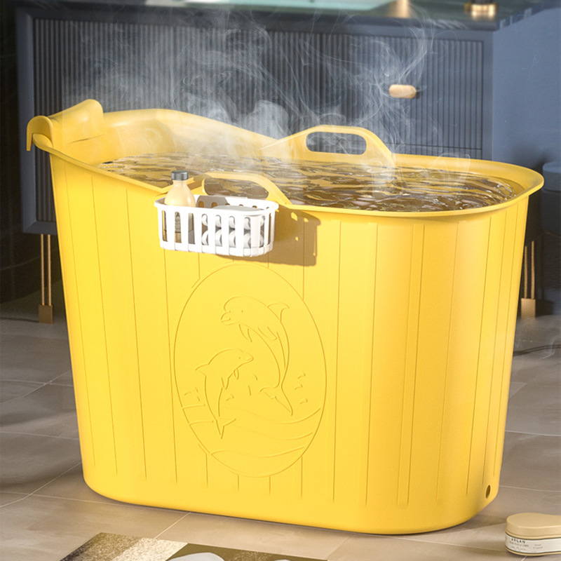 塑料浴桶成人泡澡桶家用全身泡澡盆大號加高沐浴桶浴缸源頭廠家