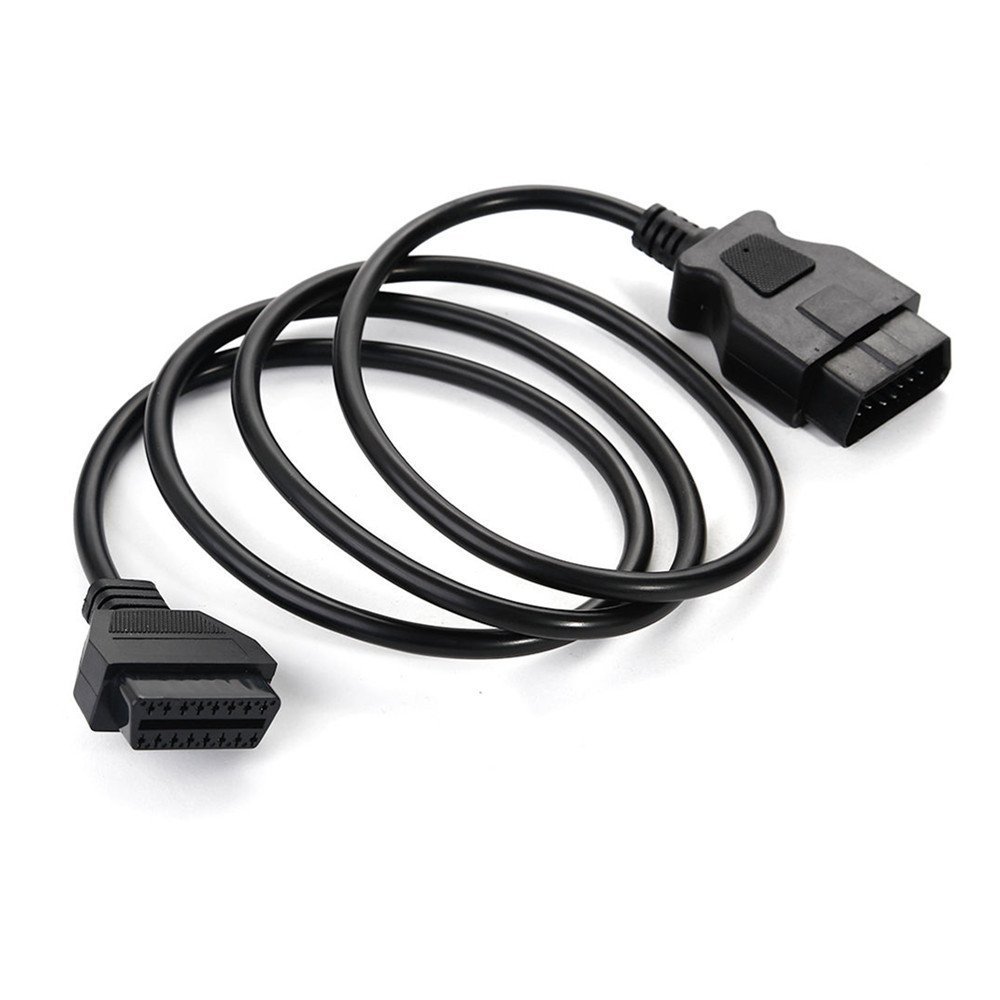 OBD诊断线 转换线 车载电脑OBD2延长线 OBDII公转母延长线