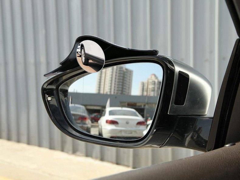 Car Rearview Mirror Rain Eyebrow Small Round Mirror Integrated Reflector Blind Spot Mirror Reversing Mirror Rain Shield Universal
