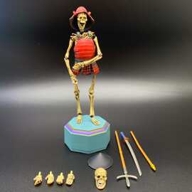 山口式 Project 谷口順一 自在置物 骸骨武者关节可动手办