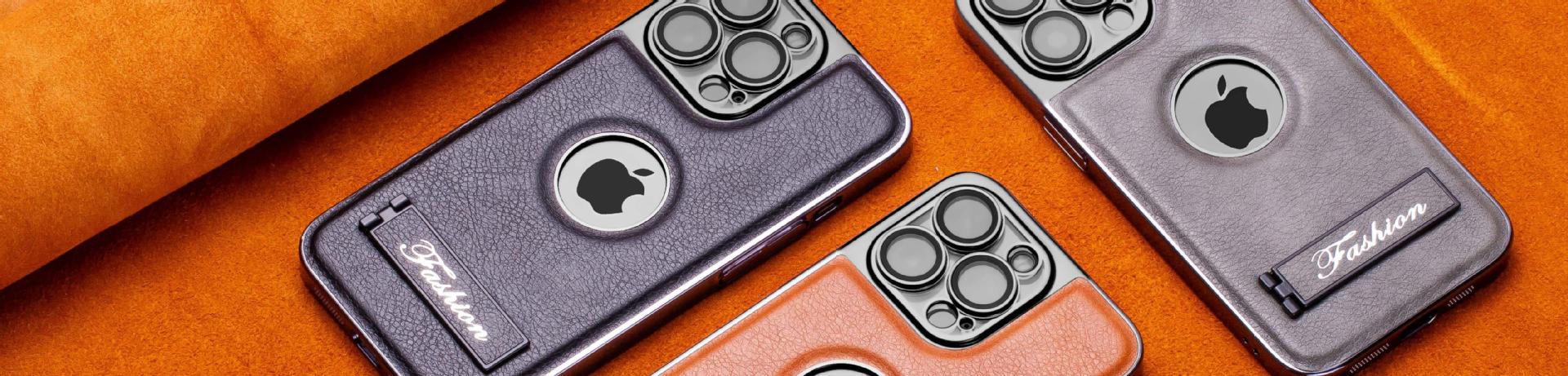 Ốp lưng iPhone 15 Pro Max da cao cấp tích hợp giá đỡ, chống rơi toàn bộ — [Giá đỡ da nhãn màu đen] đi kèm với màng thấu kính ◆◆ Quy trình mạ điện, [Giá đỡ da nhãn xanh] đi kèm với màng thấu kính ◆◆ Quy trình mạ điện, [Giá đỡ da tiêu chuẩn màu nâu] đi kèm với màng thấu kính ◆◆ Quy trình mạ điện, [Giá đỡ da nhãn màu tím đậm] đi kèm với màng thấu kính ◆◆ Quy trình mạ điện chi tiết 3
