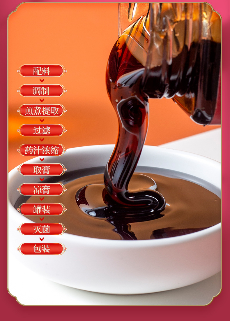 Yu Ling Gao (玉灵膏) — Traditional Herbal Paste with Ginseng, Longan & Honey, Hand-Simmered 300g quality and texture