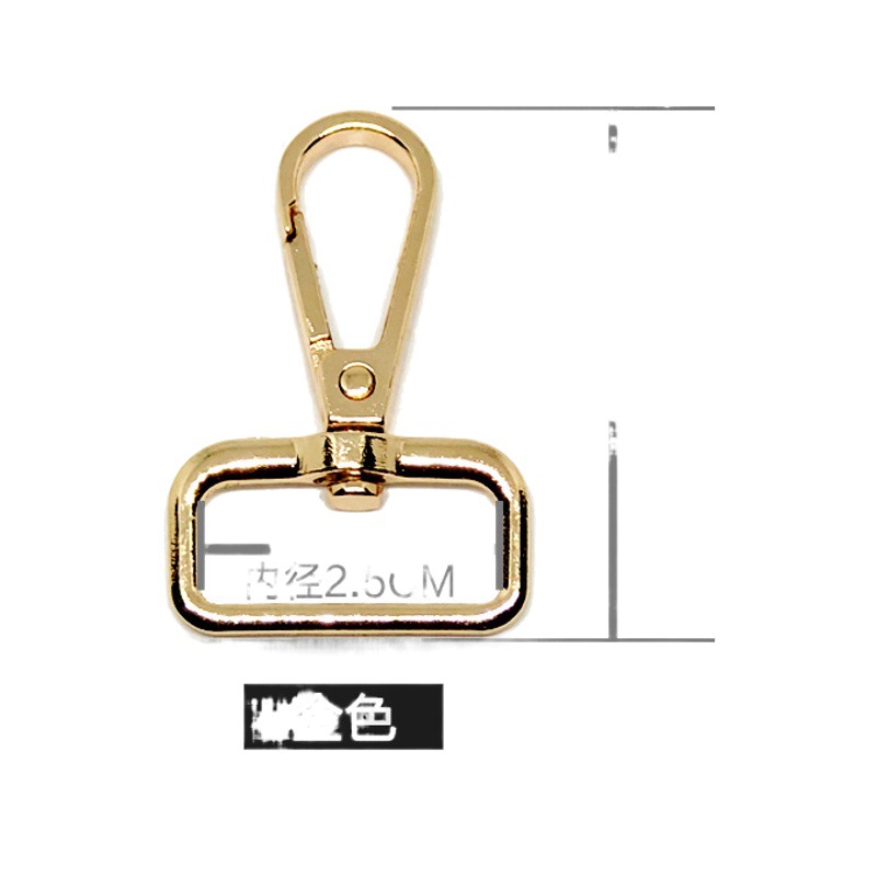 Ganchos Metálicos para Correas de Bolsos y Mochilas Hebillas de Repuesto