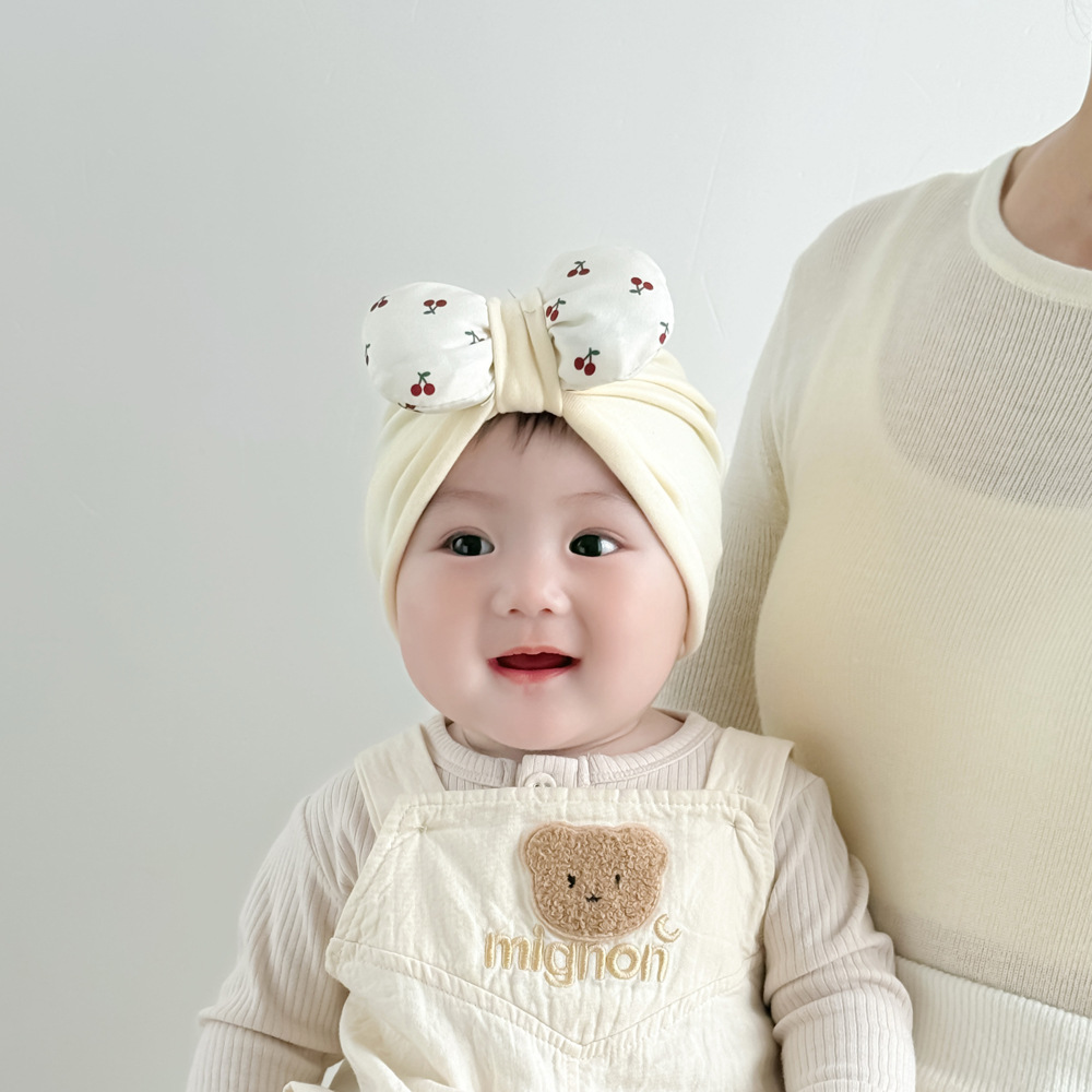 Sombrero de bebé primavera y otoño delgado sombrero de bebé indio encantador princesa bebé bebé