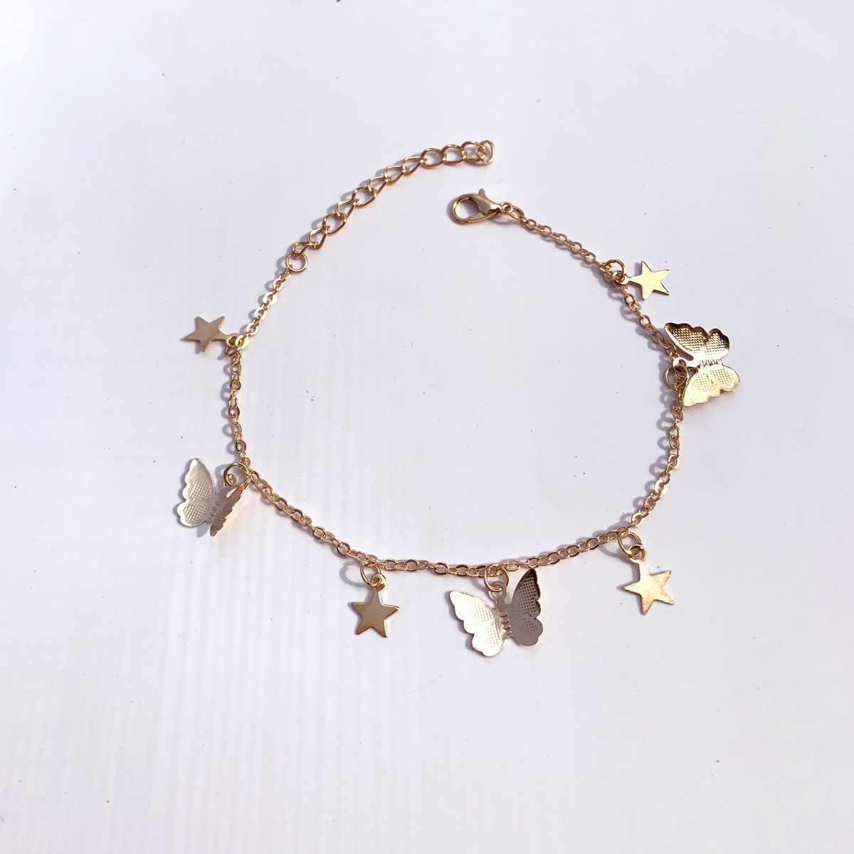 蝴蝶五角星金色1