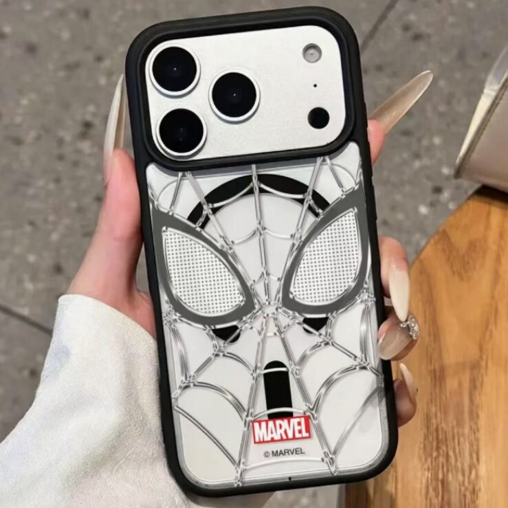 Foreign trade Spider-Man case suitable for Apple 17 Pro Max, iPhone 16 macaron magnetic case, new model 15, 14